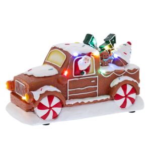 ΦΩΤΙΖΟΜΕΝΟ GINGERBREAD ΑΜΑΞΙ ΜΕ 18Χ10Χ11ΕΚ ΜΠΑΤΑΡΙΑΣ