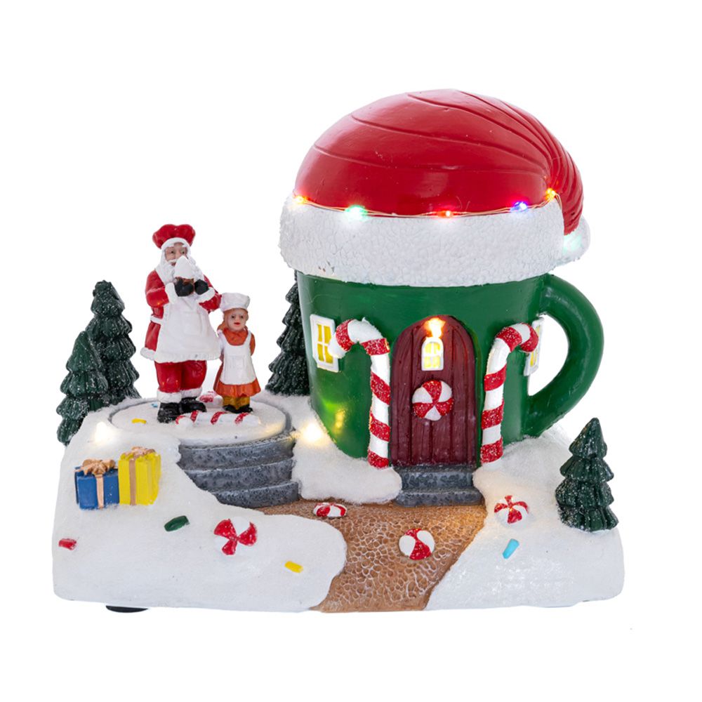 87132 ΦΩΤΙΖΟΜΕΝΟ ΣΚΗΝΙΚΟ ΜΕ ΣΠΙΤΙ ΣΕ ΣΧΗΜΑ ΚΟΥΠΑΣ ΚΑΙ ΑΓΙΟ ΒΑΣΙΛΗ 19Χ12Χ16ΕΚ ΜΠΑΤΑΡΙΑΣ