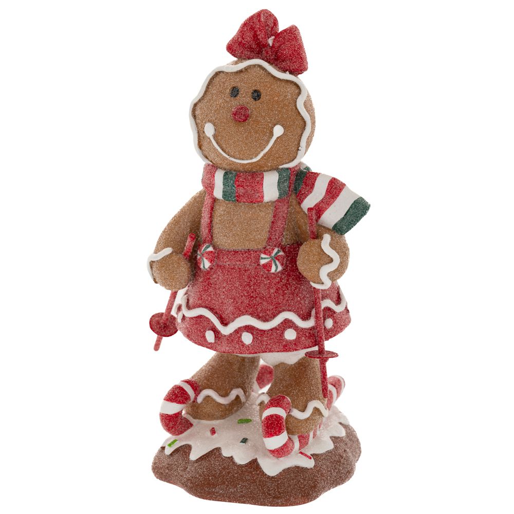 87197 ΚΟΚΚΙΝΟ ΠΟΛΥΡΕΖΙΝ GINGERBREAD ΚΟΡΙΤΣΙ 11Χ11Χ22ΕΚ