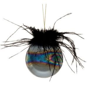 ΣΕΤ 6 ΜΑΥΡΗ ΙΡΙΔΙΖΟΥΣΑ ΓΥΑΛΙΝΗ ΜΠΑΛΑ ΜΕ ΠΟΥΠΟΥΛΑ 8ΕΚ