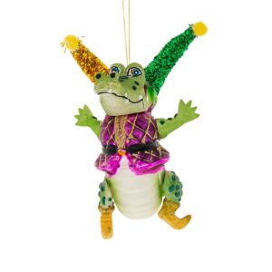 ΠΡΑΣΙΝΟΣ ΓΥΑΛΙΝΟΣ ΚΡΕΜΑΣΤΟΣ ΚΡΟΚΟΔΕΙΛΟΣ 10