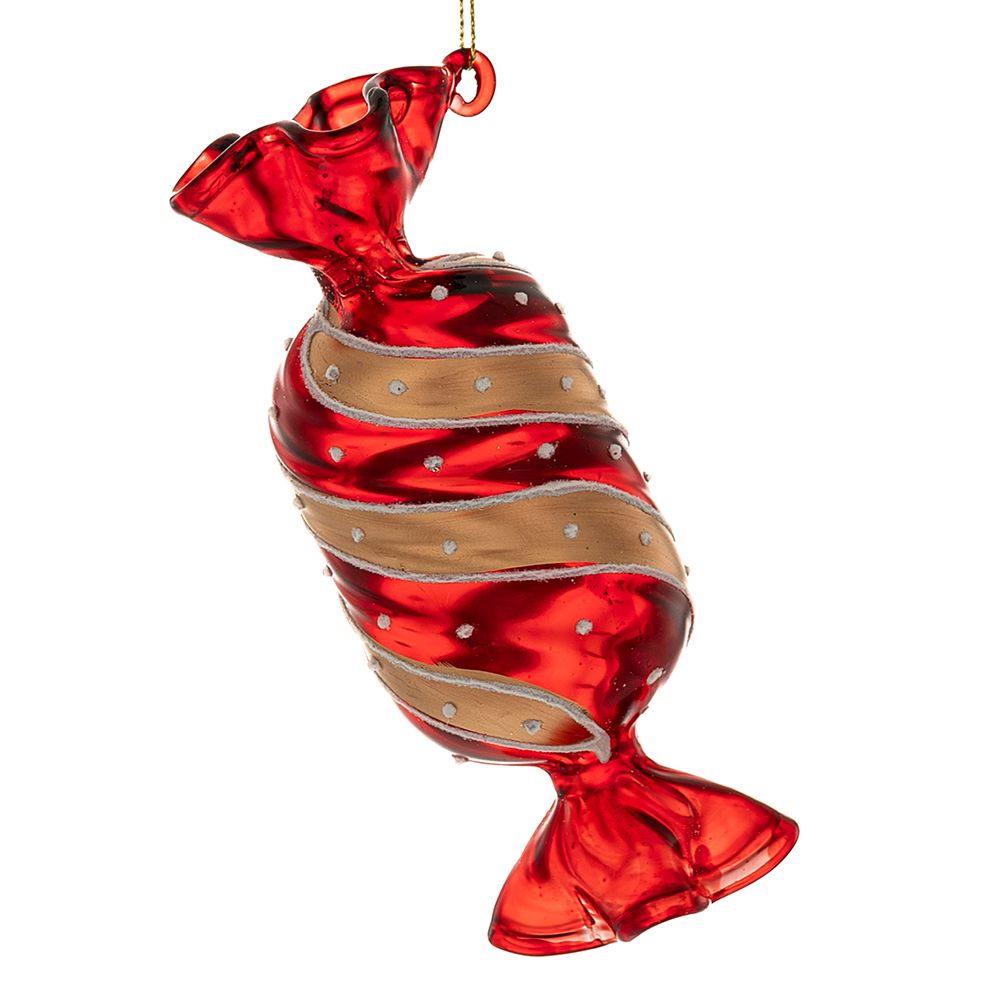 87642 ΚΟΚΚΙΝΗ ΧΡΥΣΗ ΓΥΑΛΙΝΗ ΚΡΕΜΑΣΤΗ ΚΑΡΑΜΕΛΑ 14Χ5ΕΚ