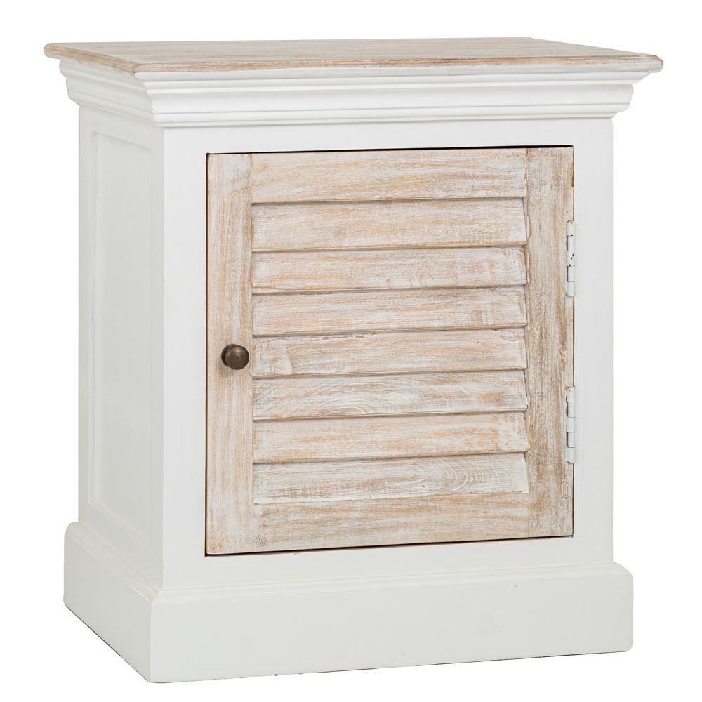 87871 ΛΕΥΚΟ ΠΑΛΑΙΩΜΕΝΟ ΞΥΛΙΝΟ ΚΟΜΟΔΙΝΟ 56Χ40Χ61ΕΚ