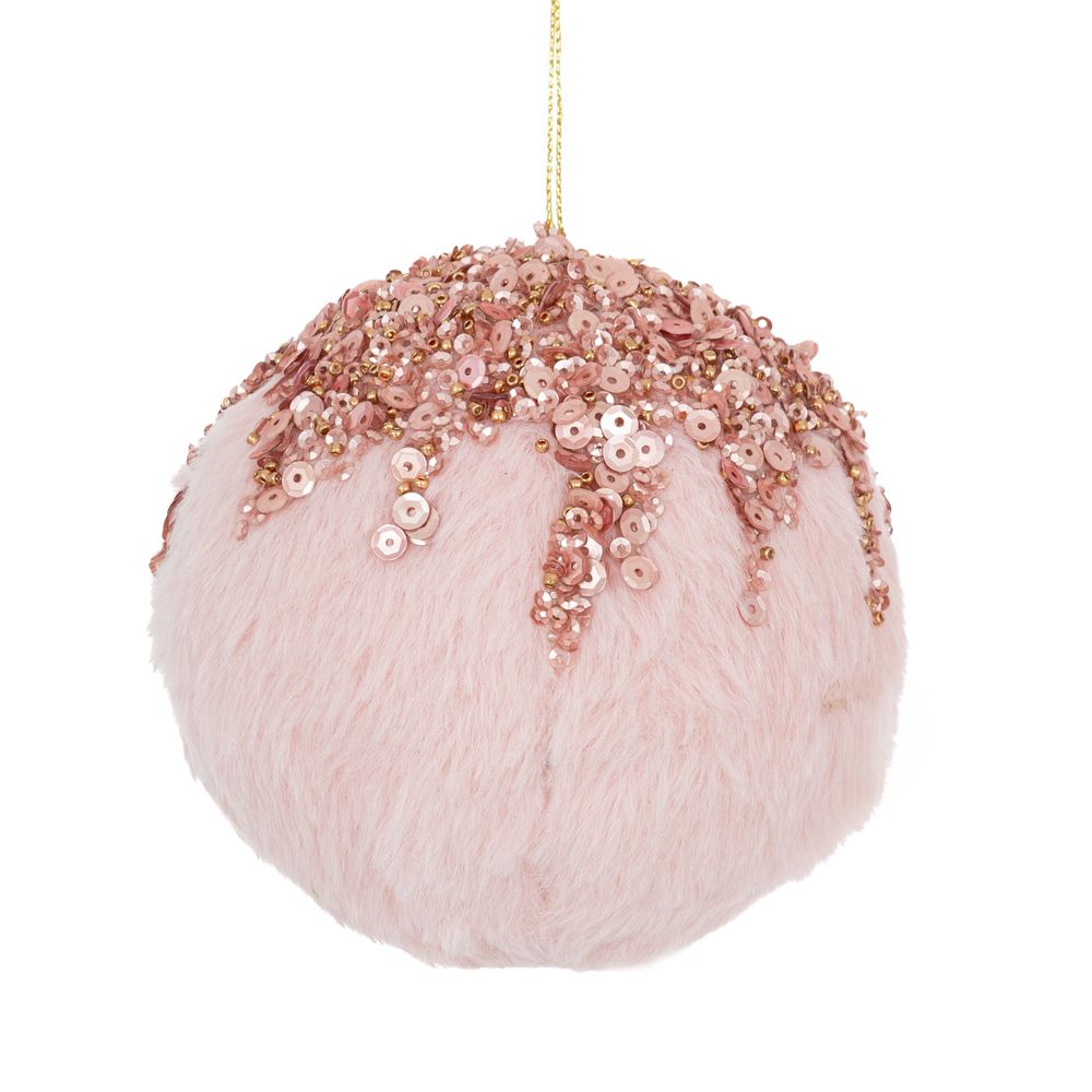 87921 ΡΟΖ ΥΦΑΣΜΑΤΙΝΗ ΚΡΕΜΑΣΤΗ ΜΠΑΛΑ ΜΕ ΠΟΥΛΙΕΣ 10ΕΚ