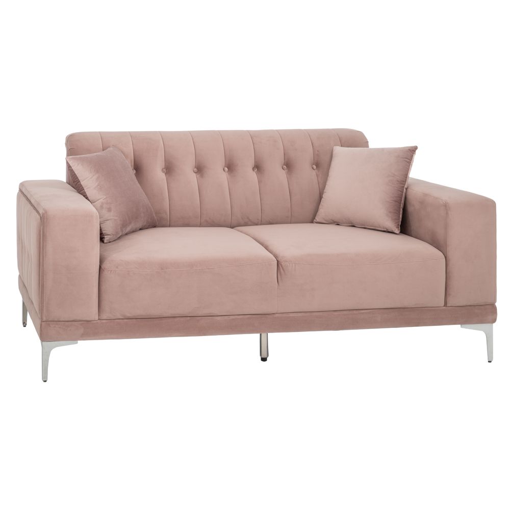 88035 ΣΑΠΙΟ ΜΗΛΟ ΒΕΛΟΥΔΙΝΟΣ 2ΘΕΣΙΟΣ ΚΑΝΑΠΕΣ ΜΕ ΑΣΗΜΙ ΜΕΤΑΛΛΙΚΑ ΠΟΔΙΑ 180Χ86Χ85ΕΚ LEGS KD