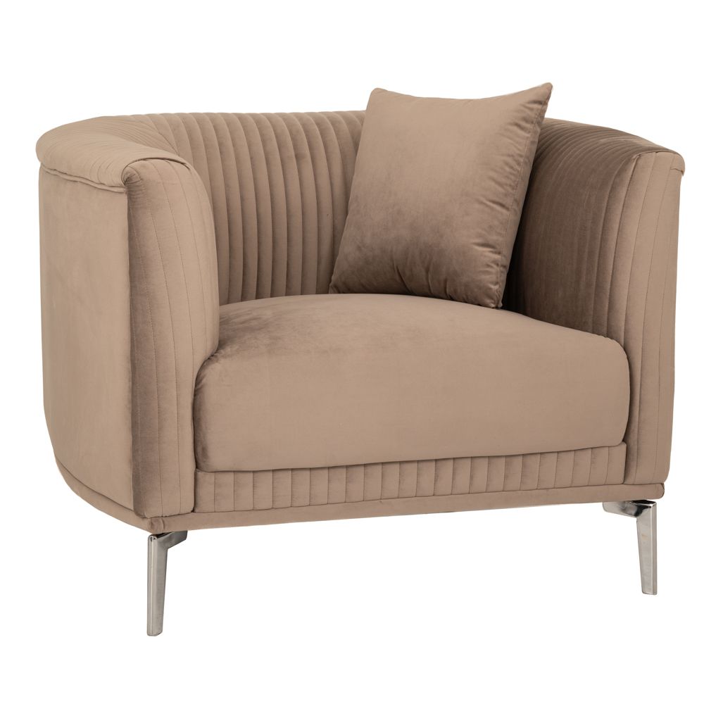 88046 ΚΑΦΕ ΒΕΛΟΥΔΙΝΗ ΠΟΛΥΘΡΟΝΑ ΜΕ ΑΣΗΜΙ ΜΕΤΑΛΛΙΚΑ ΠΟΔΙΑ 105Χ91Χ75ΕΚ LEGS KD