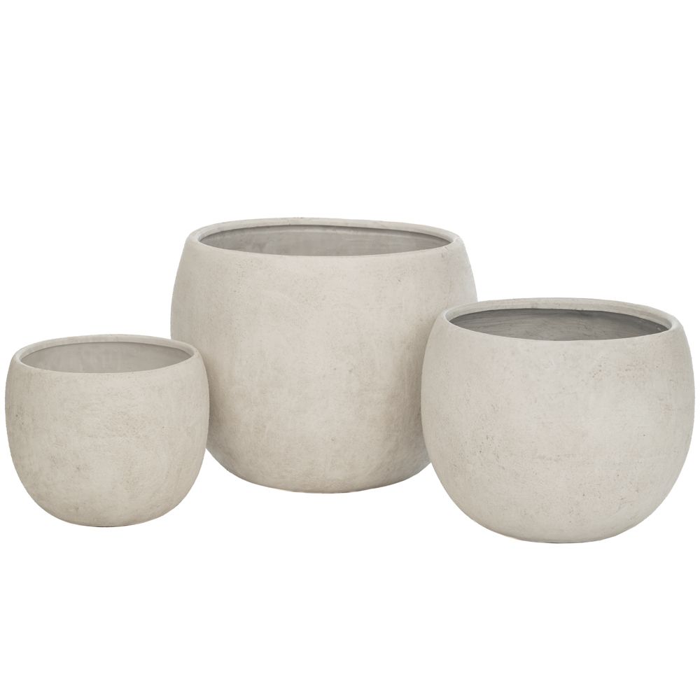 88055 ΣΕΤ 3 ΛΕΥΚΟ ΠΗΛΙΝΟ ΚΑΣΠΩ 40Χ40Χ32ΕΚ 32Χ32Χ25ΕΚ 25Χ25Χ20ΕΚ