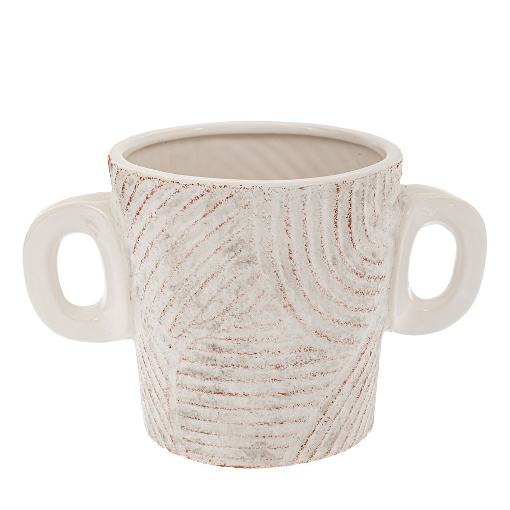 88084 ΛΕΥΚΟ ΚΕΡΑΜΙΚΟ ΚΑΣΠΩ 26Χ15Χ16ΕΚ ΜΕ ΧΕΡΑΚΙΑ