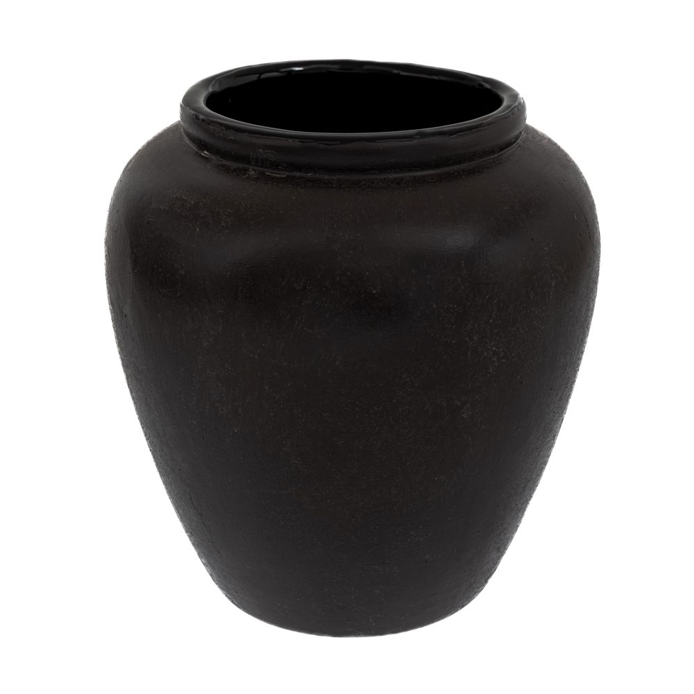 88087 ΜΑΥΡΟ ΚΕΡΑΜΙΚΟ ΒΑΖΟ 22Χ22Χ24ΕΚ