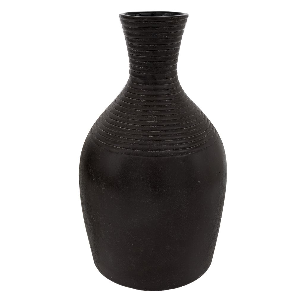 88088 ΜΑΥΡΟ ΚΕΡΑΜΙΚΟ ΒΑΖΟ 27Χ27Χ45ΕΚ