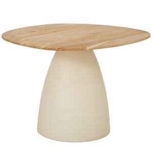 OFF WHITE MUSHROOM ΒΟΗΘΗΤΙΚΟ ΤΡΑΠΕΖΙ 65Χ58Χ45ΕΚ