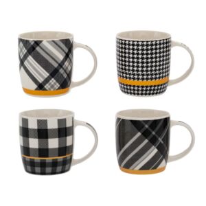 ΑΣΠΡΟΜΑΥΡΗ ΚΕΡΑΜΙΚΗ ΚΟΥΠΑ ΜΕ ΚΙΤΡΙΝΗ ΛΕΠΤΟΜΕΡΕΙΑ 8