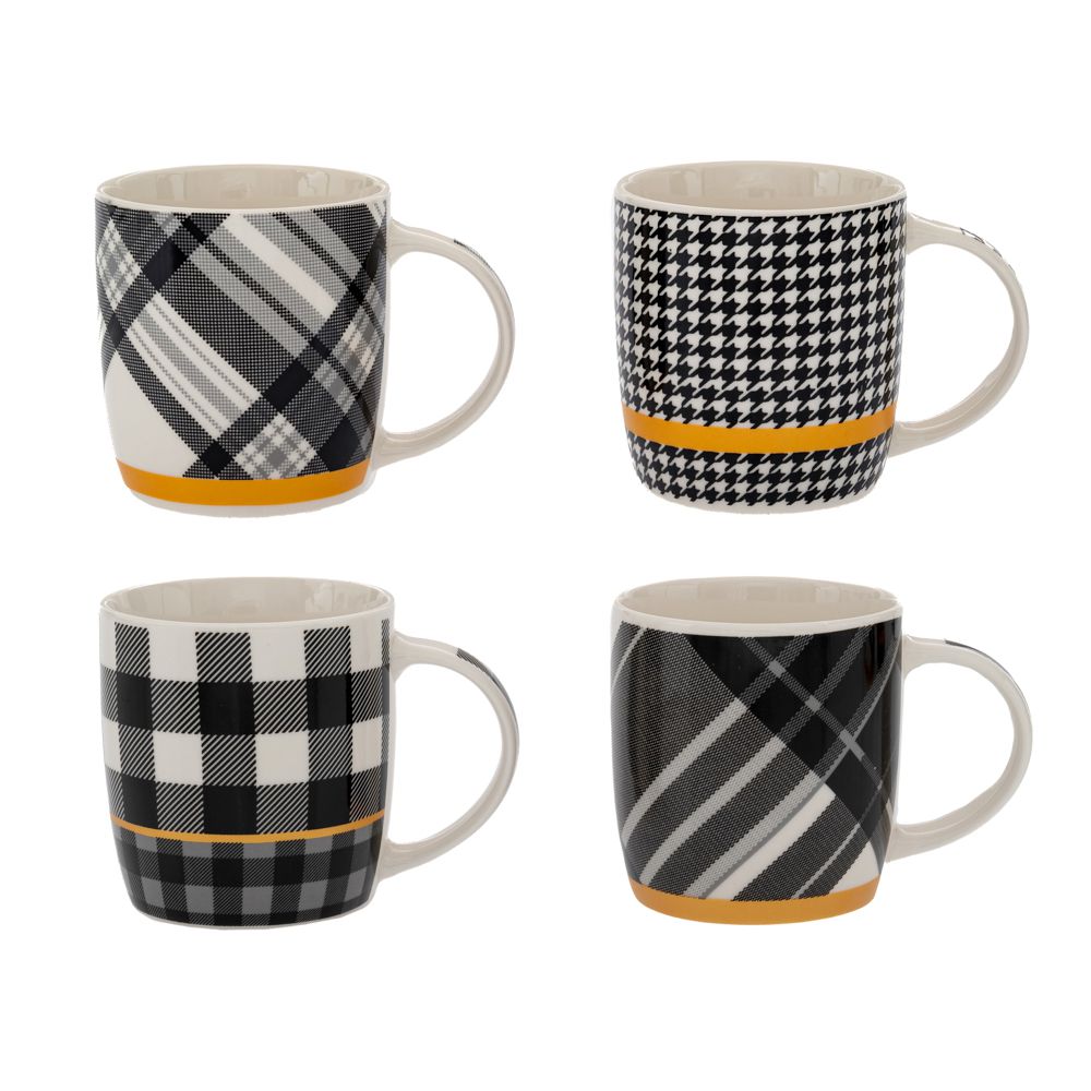 88222 ΑΣΠΡΟΜΑΥΡΗ ΚΕΡΑΜΙΚΗ ΚΟΥΠΑ ΜΕ ΚΙΤΡΙΝΗ ΛΕΠΤΟΜΕΡΕΙΑ 8