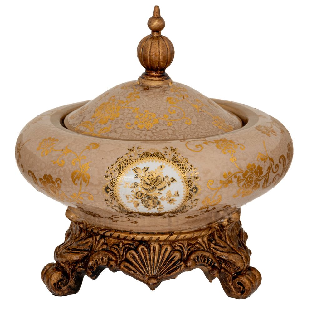 88551 ΔΙΑΚΟΣΜΗΤΙΚΗ ΠΟΛΥΡΕΖΙΝ ΣΟΚΟΛΑΤΙΕΡΑ ΜΕ ΚΑΠΑΚΙ 18Χ19ΕΚ