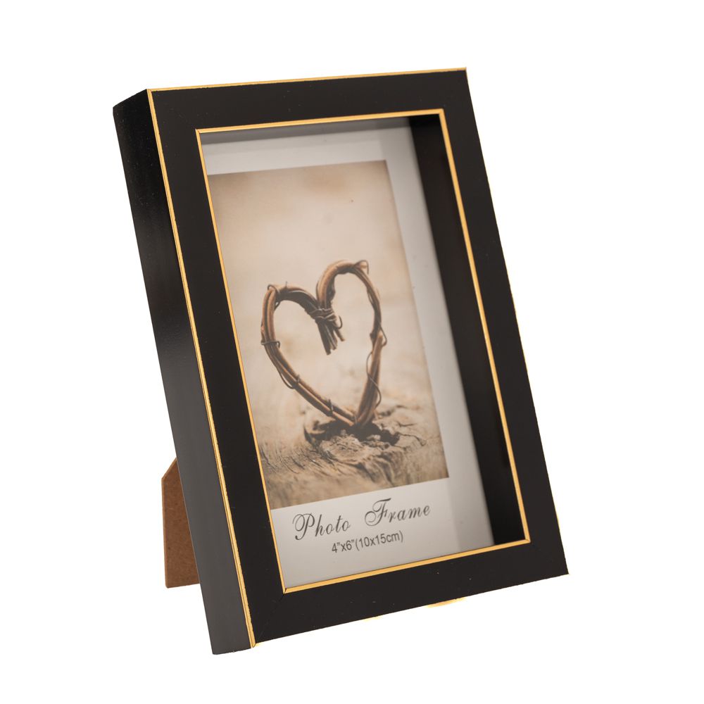 88587 ΜΑΥΡΗ ΠΛΑΣΤΙΚΗ ΚΟΡΝΙΖΑ ΜΕ ΧΡΥΣΗ ΛΕΠΤΟΜΕΡΕΙΑ 10Χ15ΕΚ