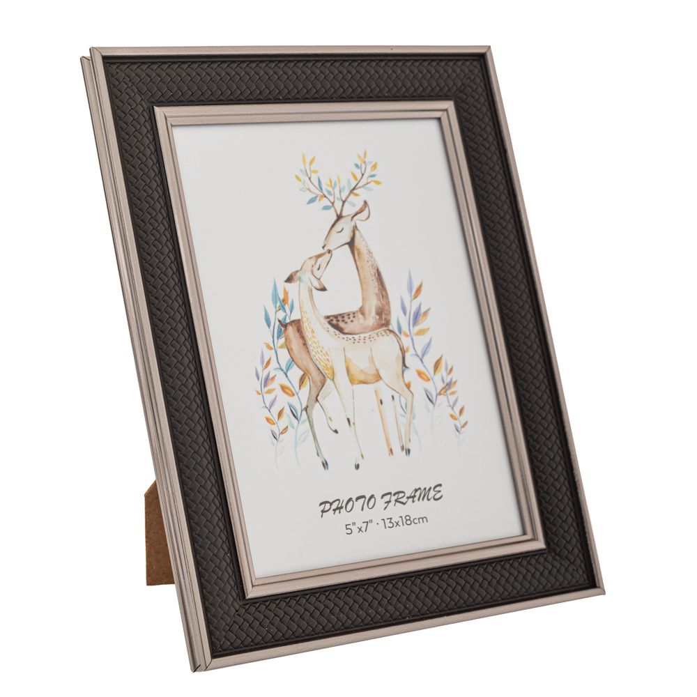 88594 ΓΚΡΙ ΜΕ ΧΡΥΣΟ ΓΕΙΣΟ ΠΛΑΣΤΙΚΗ ΚΟΡΝΙΖΑ 13Χ18ΕΚ