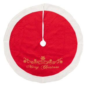 ΚΟΚΚΙΝΗ-ΛΕΥΚΗ ΥΦΑΣΜΑΤΙΝΗ ΠΟΔΙΑ ΔΕΝΤΡΟΥ ΜΕ ΓΟΥΝΙΝΟ ΤΕΛΕΙΩΜΑ Φ120ΕΚ