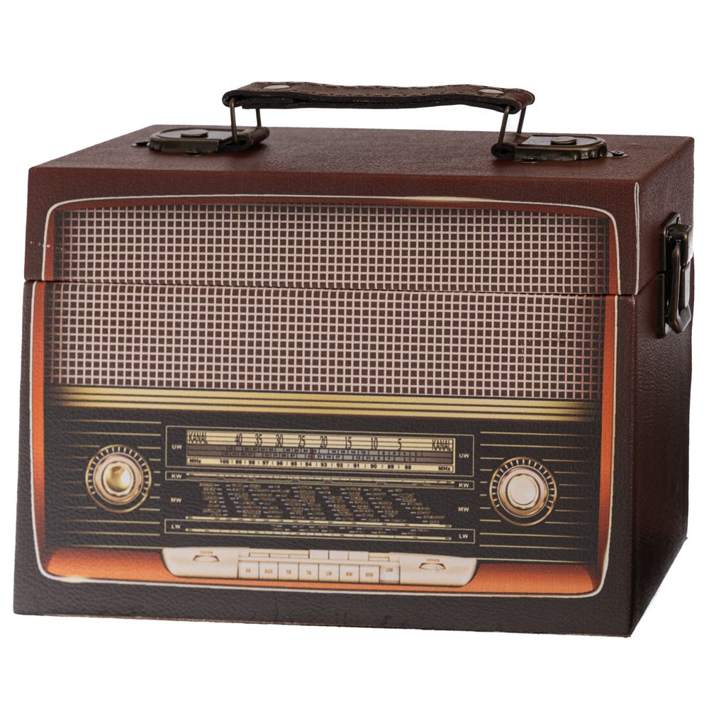 88748 ΚΟΥΤΙ ΒΑΛΙΤΣΑΚΙ ΣΕ ΣΧΗΜΑ ΡΑΔΙΟΦΩΝΟΥ 20Χ10Χ15ΕΚ