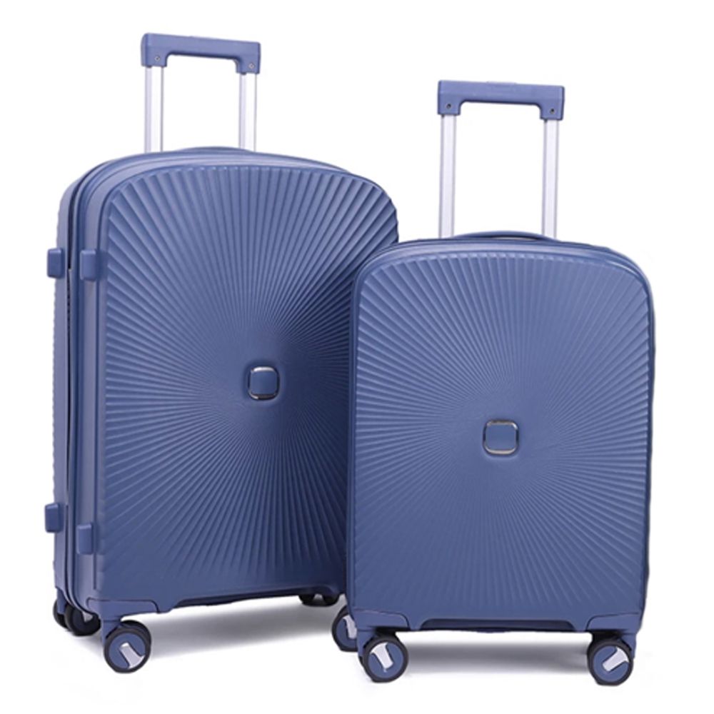 88796 ΣΕΤ 2 ΜΠΛΕ ΒΑΛΙΤΣΑ ΜΕ 4ΡΟΔΕΣ 64Χ43Χ25 55Χ38Χ20ΕΚ