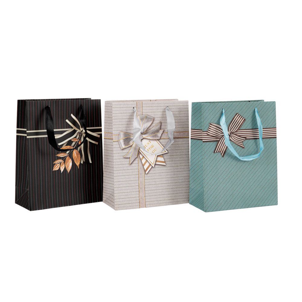 88822 ΧΑΡΤΙΝΗ ΣΑΚΟΥΛΑ ΜΕ ΦΙΟΓΚΟ 40Χ55Χ15ΕΚ 4 ΣΧΕΔΙΑ