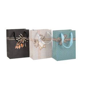 ΧΑΡΤΙΝΗ ΣΑΚΟΥΛΑ ΜΕ ΦΙΟΓΚΟ 4 ΣΧΕΔΙΑ 25X33X12EK