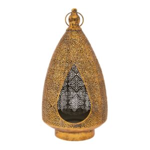 ΧΡΥΣΟ ΜΕΤΑΛΛΙΚΟ ΚΗΡΟΠΗΓΙΟ ΜΕ ΓΥΑΛΙ Φ20Χ42