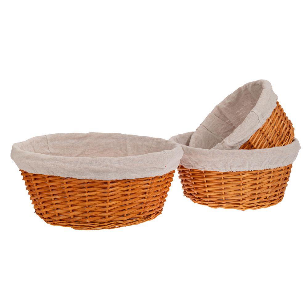 89060 ΣΕΤ 3 ΦΥΣΙΚΟ ΠΑΝΕΡΙ ΜΕ ΥΦΑΣΜΑ A:45X20 B:40X19 C:35X18 ΕΚ