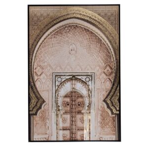 THE ORIENTAL GATE ΕΛΑΙΟΓΡΑΦΙΑ 80Χ120ΕΚ ME ΜΑΥΡΗ ΚΟΡΝΙΖΑ ΣΕ ΤΥΠΩΜΕΝΟ ΚΑΜΒΑ