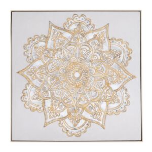 MANDALA ΕΛΑΙΟΓΡΑΦΙΑ 100Χ100ΕΚ ΜΕ ΣΑΜΠΑΝΙ ΚΟΡΝΙΖΑ ΣΕ ΚΑΜΒΑ