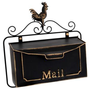 ΜΑΥΡΟ ΜΕΤΑΛΛΙΚΟ ΓΡΑΜΜΑΤΟΚΙΒΩΤΙΟ ΤΟΙΧΟΥ 33Χ33Χ13ΕΚ