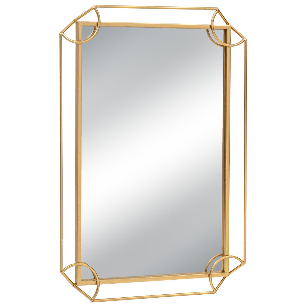 89211 ΧΡΥΣΟΣ ΜΕΤΑΛΛΙΚΟΣ ΟΡΘΟΓΩΝΙΟΣ ΚΑΘΡΕΦΤΗΣ ΤΟΙΧΟΥ 60Χ4Χ90ΕΚ