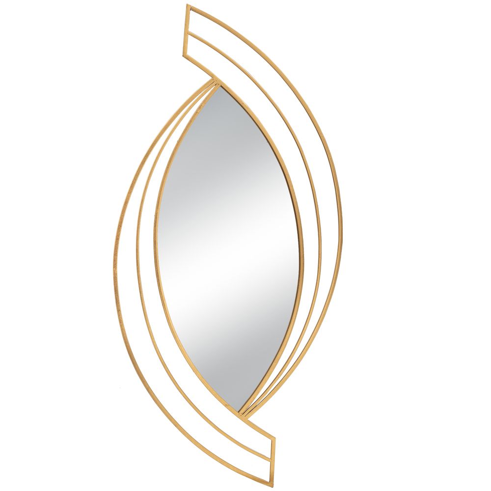 89213 ΧΡΥΣΟΣ ΜΕΤΑΛΛΙΚΟΣ ΚΑΘΡΕΦΤΗΣ ΤΟΙΧΟΥ ΣΕ ΣΧΗΜΑ ΔΑΚΡΥ 53Χ2Χ116ΕΚ