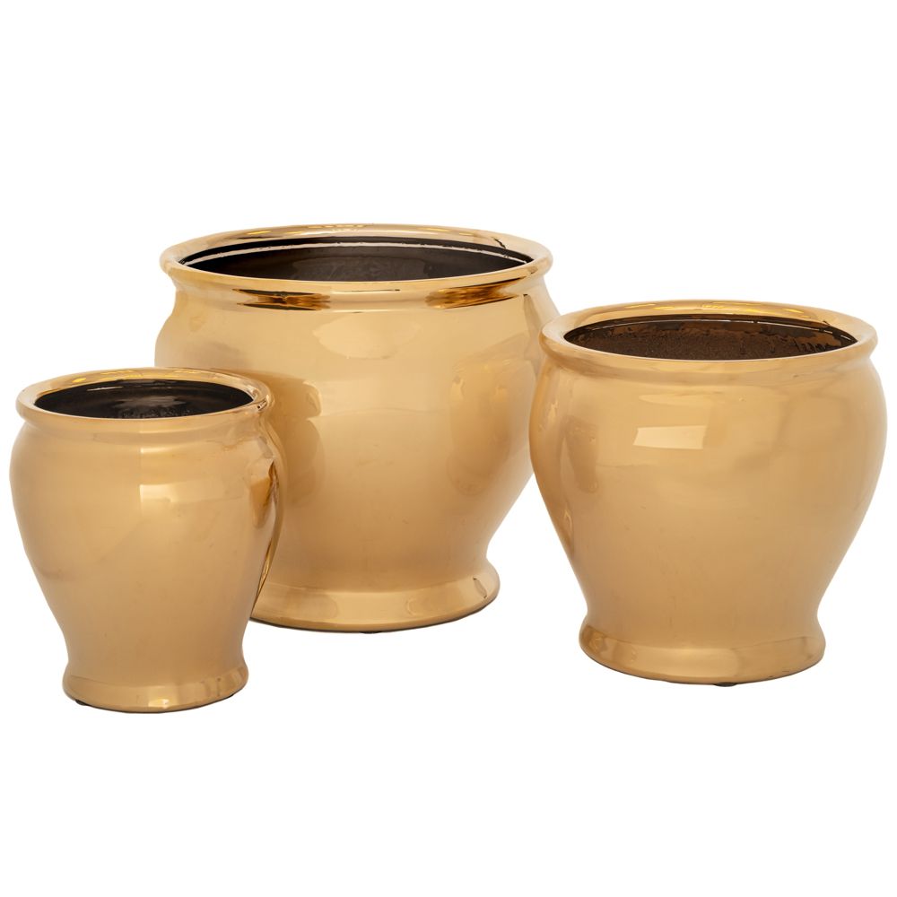 89217 ΚΕΡΑΜΙΚΟ ΚΑΣΠΩ ΣΕΤ 3 ΧΡΥΣΟ 36X30 28X27 21X23