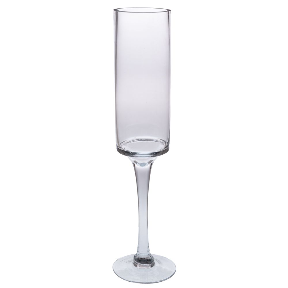 89240 ΔΙΑΦΑΝΟ ΒΑΖΟ ΜΕ ΠΟΔΙ Φ 10Χ50 ΕΚ