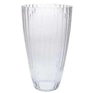 ΓΥΑΛΙΝΟ ΔΙΑΦΑΝΟ ΒΑΖΟ ΡΙΓΕ Φ 20Χ37 ΕΚ