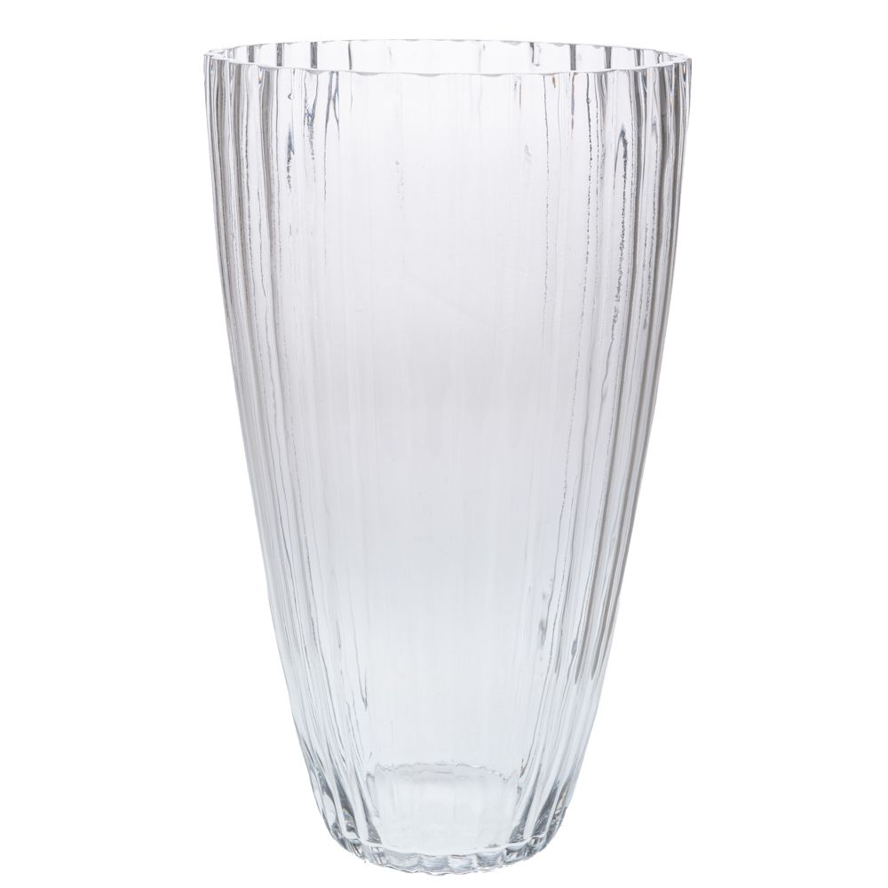 89247 ΓΥΑΛΙΝΟ ΔΙΑΦΑΝΟ ΒΑΖΟ ΡΙΓΕ Φ 20Χ37 ΕΚ