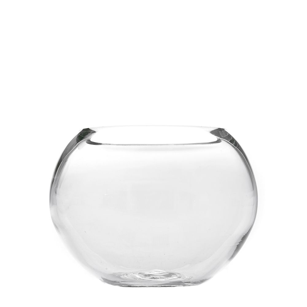 89255 ΓΥΑΛΙΝΟ ΔΙΑΦΑΝΟ ΒΑΖΟ ΣΤΡΟΓΓΥΛΟ Φ 20Χ17 ΕΚ