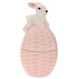 ΚΕΡΑΜΙΚΟΣ ΛΑΓΟΣ ΜΕ ΡΟΖ ΑΥΓΟ ΜΕ ΚΑΠΑΚΙ 10Χ10Χ21ΕΚ