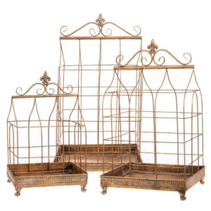 ΣΕΤ 3 ΧΡΥΣΟ ΜΕΤΑΛΛΙΚΟ ΚΛΟΥΒΙ 37Χ37Χ68  32