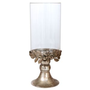 ΑΣΗΜΙ ΑΝΤΙΚΕ ΜΕΤΑΛΛΙΚΟ ΚΗΡΟΠΗΓΙΟ ΜΕ ΓΥΑΛΙ 12