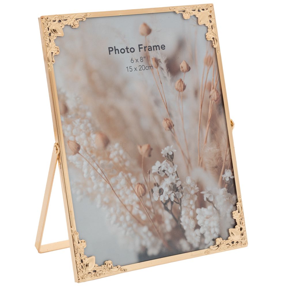 89374 ΧΡΥΣΗ ΜΕΤΑΛΛΙΚΗ ΚΟΡΝΙΖΑ 15Χ20 ΕΚ ΜΕ ΣΧΕΔΙΟ ΛΟΥΛΟΥΔΙ ΣΤΙΣ ΓΩΝΙΕΣ