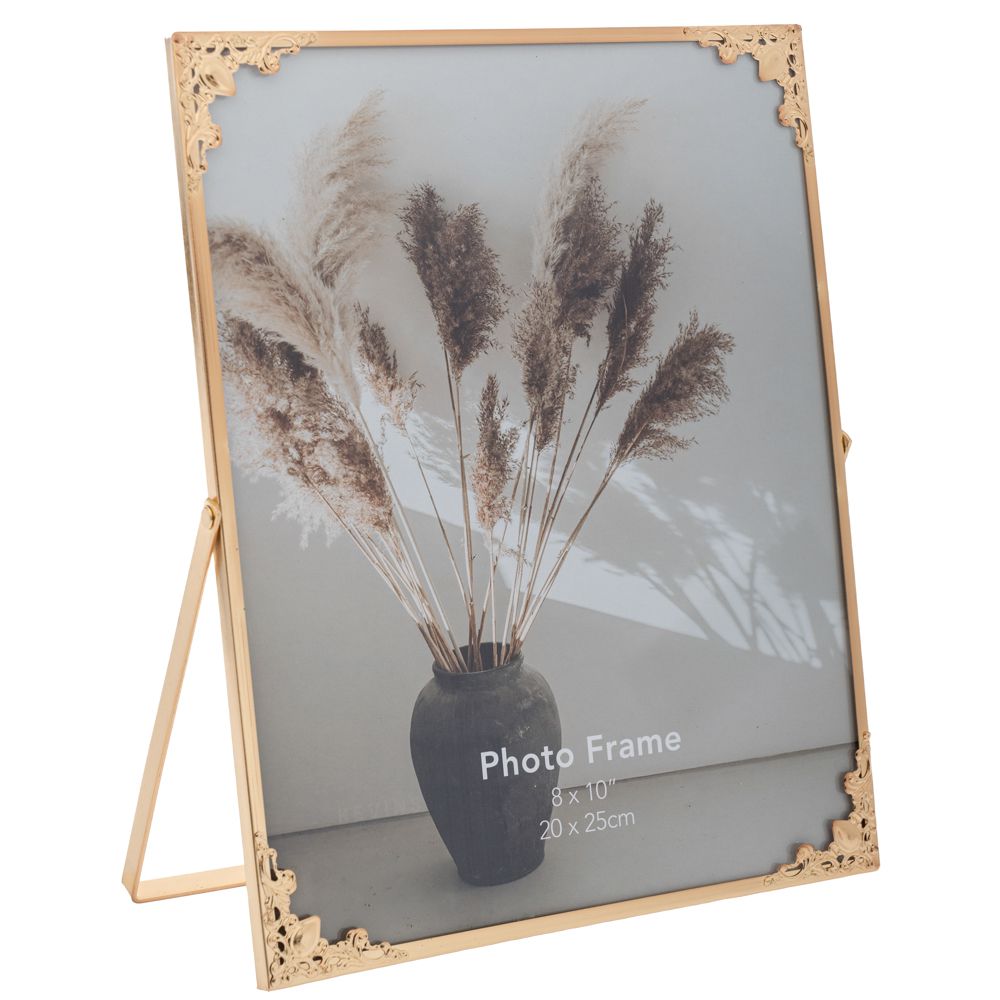 89375 ΧΡΥΣΗ ΜΕΤΑΛΛΙΚΗ ΚΟΡΝΙΖΑ 20Χ25 ΕΚ ΜΕ ΣΧΕΔΙΟ ΛΟΥΛΟΥΔΙ ΣΤΙΣ ΓΩΝΙΕΣ