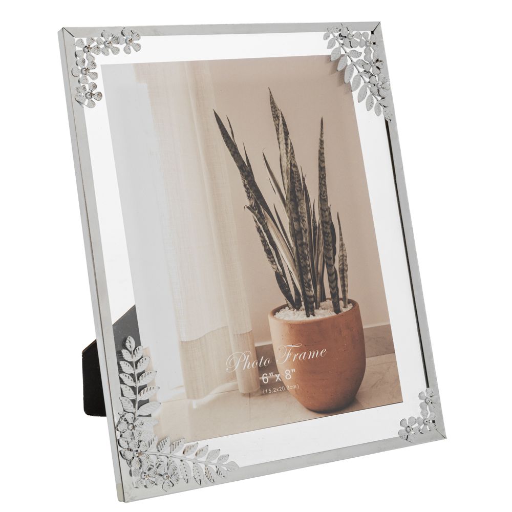 89385 ΑΣΗΜΙ ΜΕΤΑΛΛΙΚΗ ΚΟΡΝΙΖΑ 15Χ20 ΕΚ ΜΕ ΣΧΕΔΙΟ ΛΟΥΛΟΥΔΙ ΣΤΙΣ ΓΩΝΙΕΣ