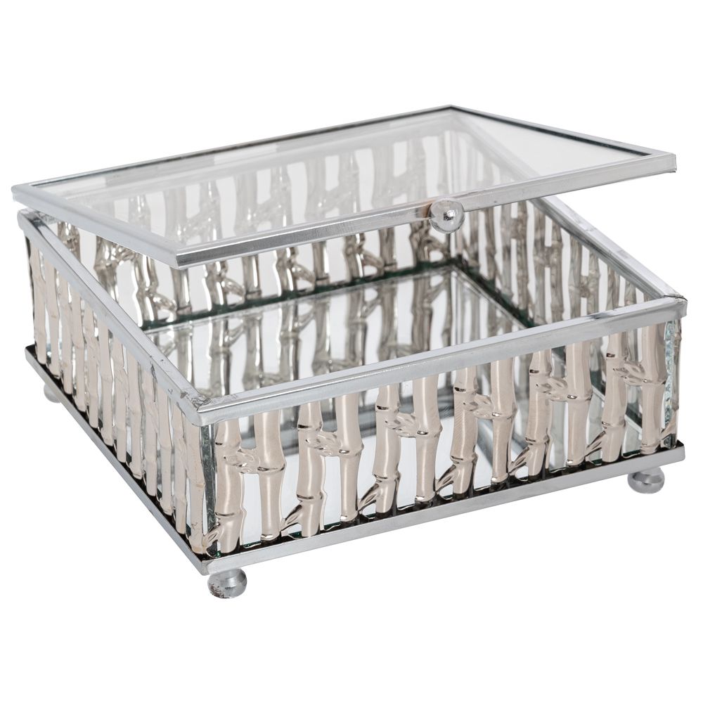 89409 ΑΣΗΜΙ ΜΕΤΑΛΛΙΚΗ ΜΠΙΖΟΥΤΙΕΡΑ 12Χ12Χ5 ΕΚ ΜΕ ΚΑΘΡΕΠΤΗ