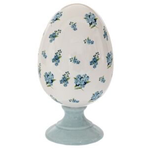 ΛΕΥΚΟ ΣΙΕΛ ΑΥΓΟ ΜΕ ΛΟΥΛΟΥΔΙΑ ΣΕ ΒΑΣΗ 18ΕΚ ΔΙΑΚΟΣΜΗΤΙΚΟ