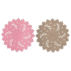 ΡΟΖ ΚΑΦΕ ΤΣΟΧΙΝΟ ΣΟΥΠΛΑ 2 ΧΡΩΜΑΤΑ 35X35X0