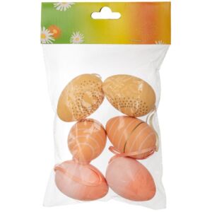 ΠΟΡΤΟΚΑΛΙ ΠΛΑΣΤΙΚΑ ΑΥΓΑ ΣΕΤ 6 6x4EK ΚΡΕΜΑΣΤΑ ΣΕ ΣΑΚΟΥΛΑΚΙ