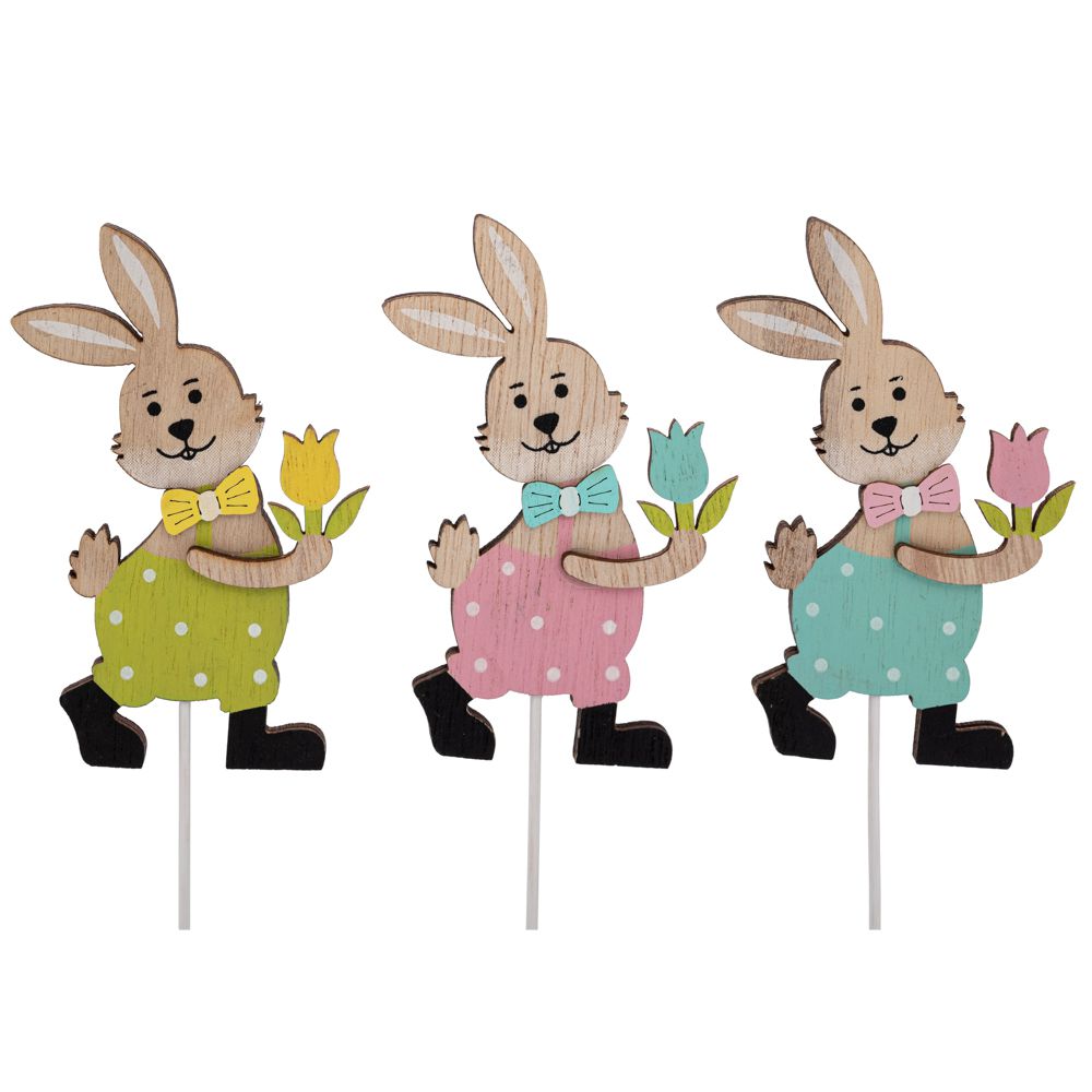 89518 ΣΕΤ 3 ΞΥΛΙΝΟΣ ΛΑΓΟΣ ΣΕ ΣΤΙΚ 3 ΧΡΩΜΑΤΑ 6Χ28ΕΚ