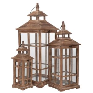 ΣΕΤ 3 ΚΑΦΕ ΞΥΛΙΝΟ ΦΑΝΑΡΙ 31