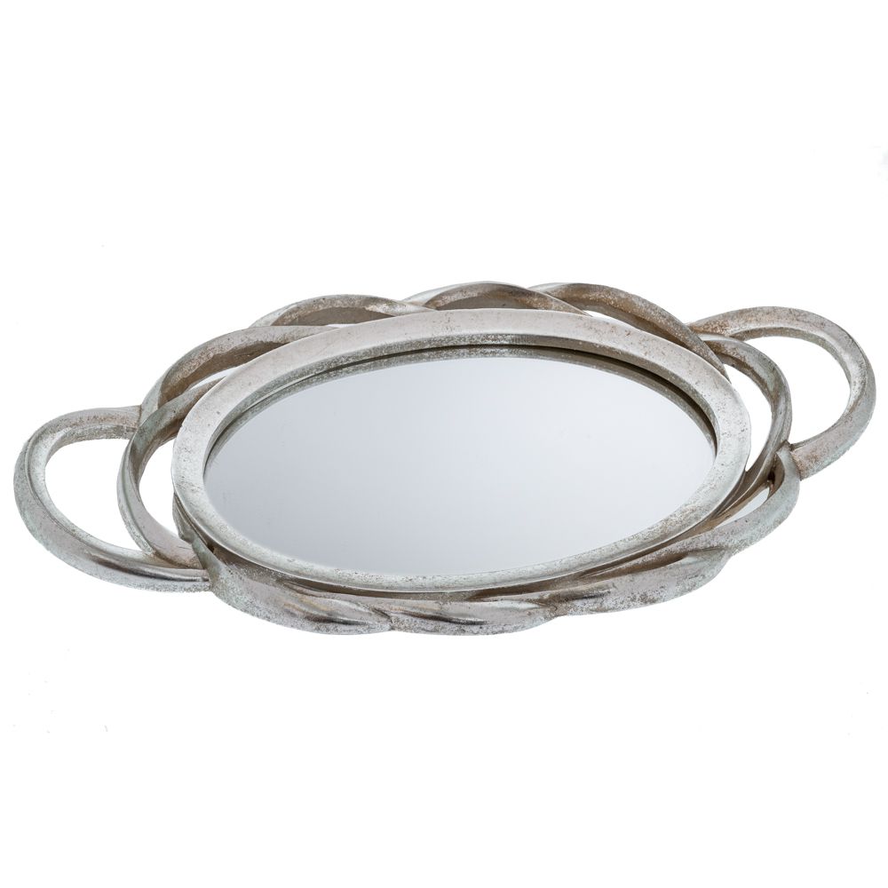 89723 ΑΣΗΜΙ ΠΟΛΥΡΕΖΙΝ ΔΙΣΚΟΣ ΜΕ ΕΠΙΦΑΝΕΙΑ ΚΑΘΡΕΦΤΗ ΚΑΙ ΣΧΕΔΙΑ ΚΥΚΛΟΥΣ 48